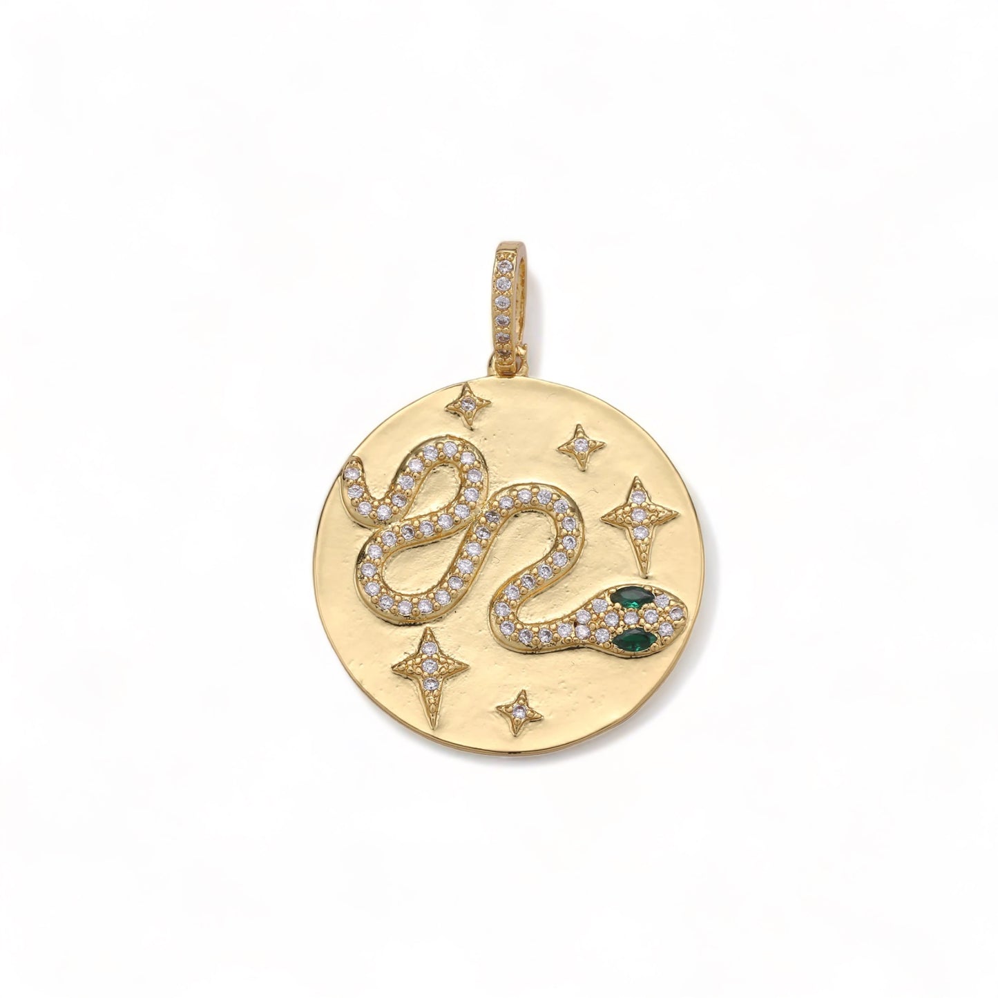 Snake Medallion 24K GF