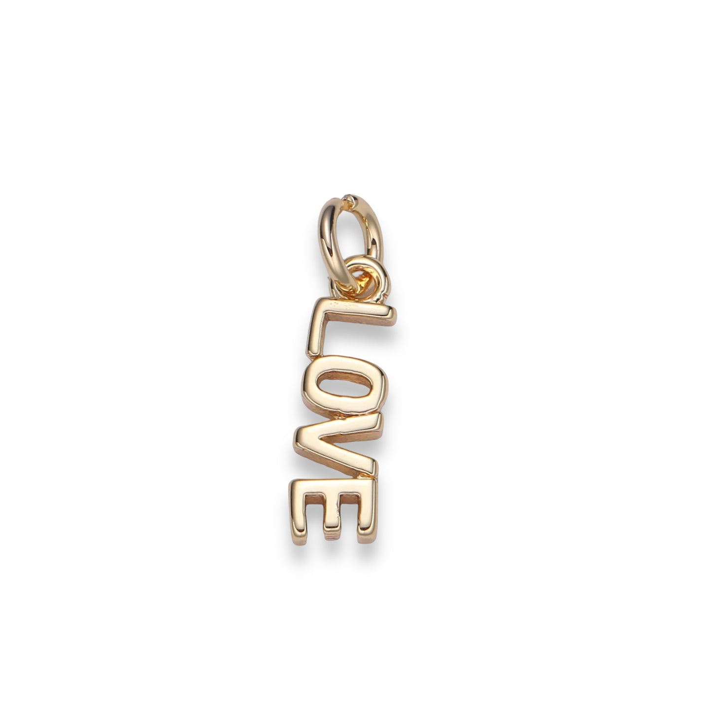 Dainty Love Charm 18k GF