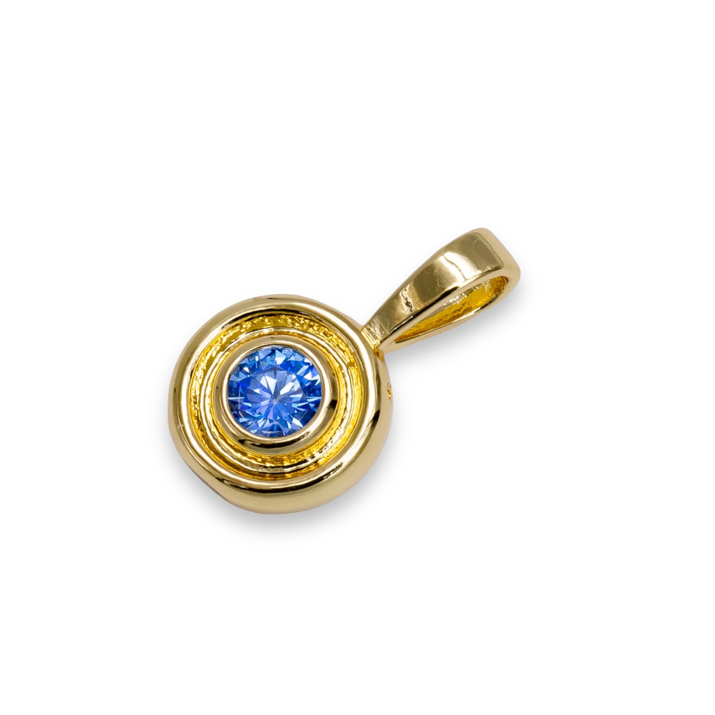 Blue Bezal Charm CZ