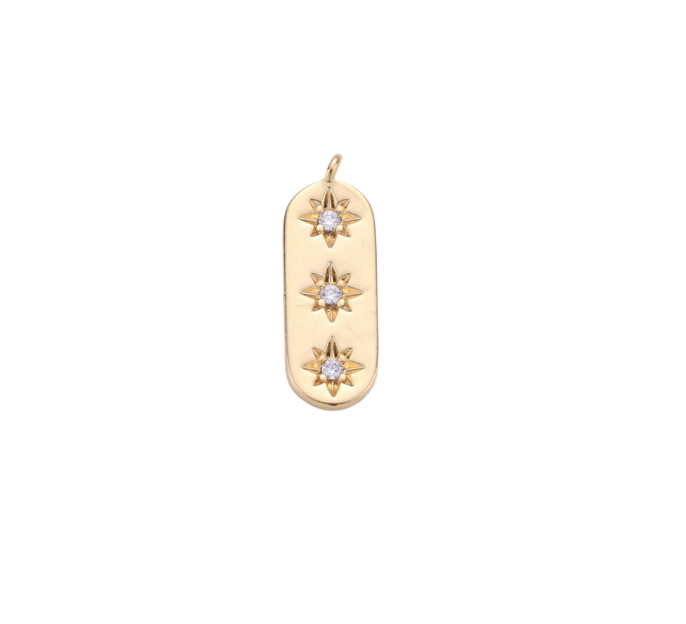 Dainty Star Charm 14K GF