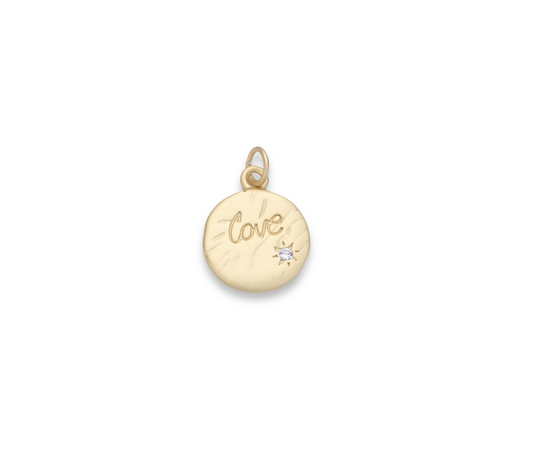 Love Charm 14K GF