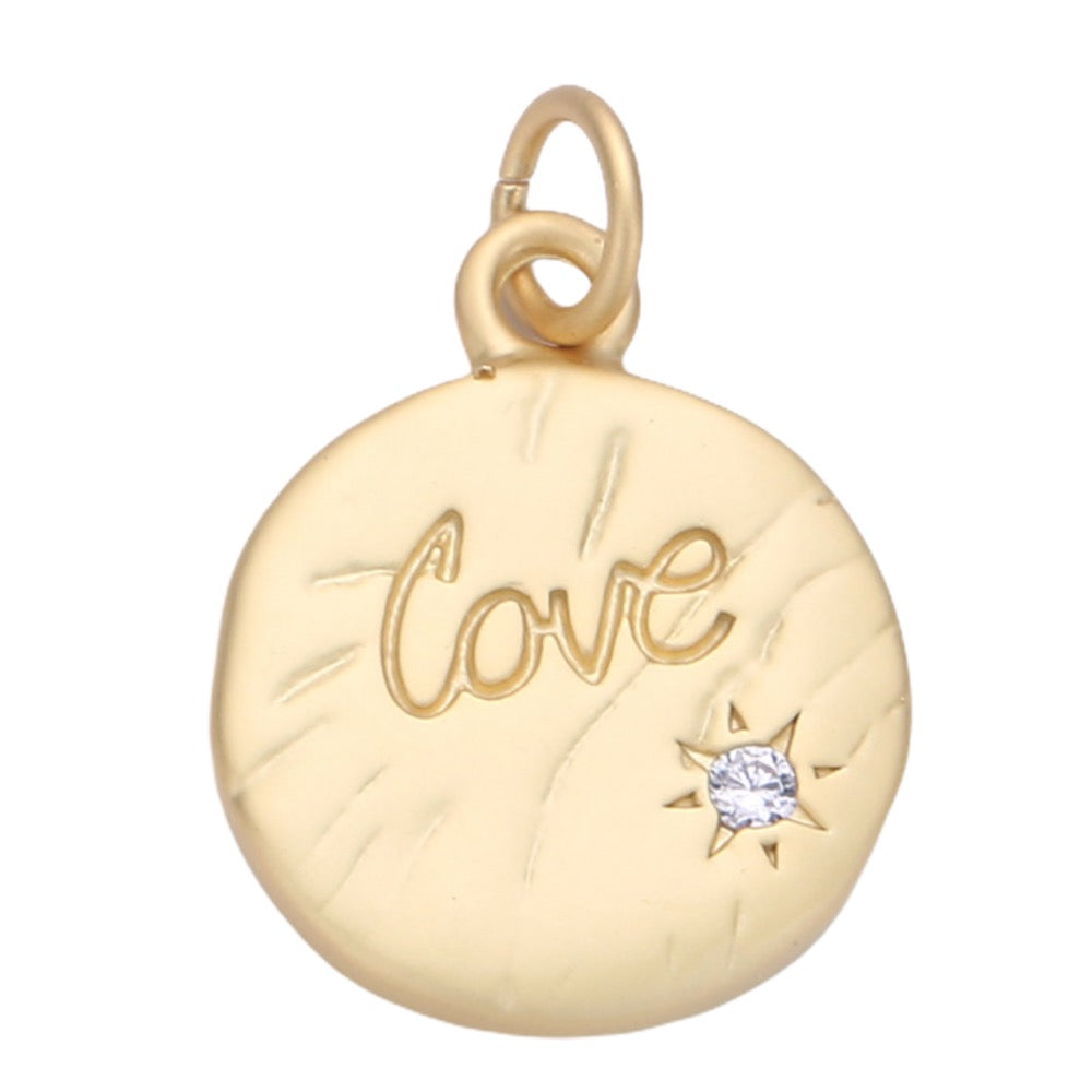 Love Charm 14K GF