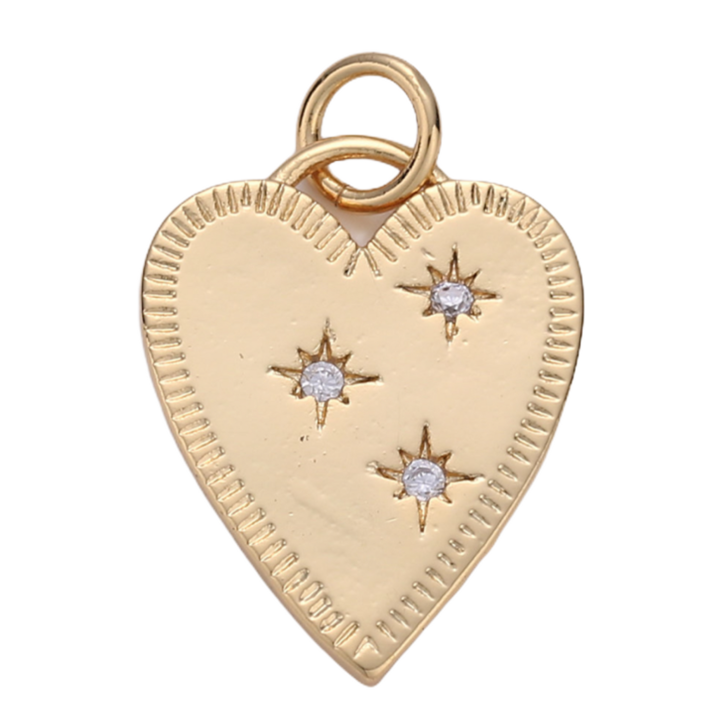 Heart Charm 14k GF